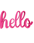 Statement - hello