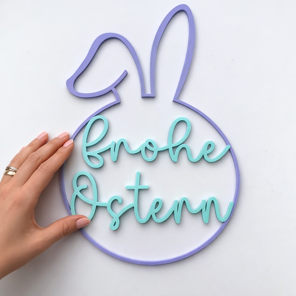 Frohe Ostern - Wanddesign