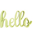 Statement - hello