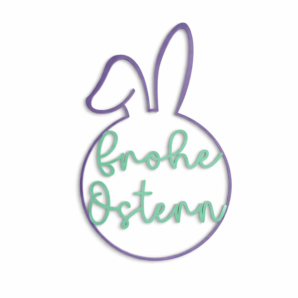 Frohe Ostern - Wanddesign