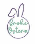 Frohe Ostern - Wanddesign