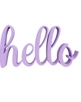Statement - hello