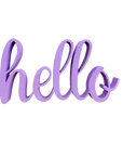 Statement - hello