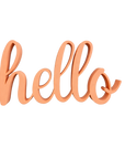 Statement - hello