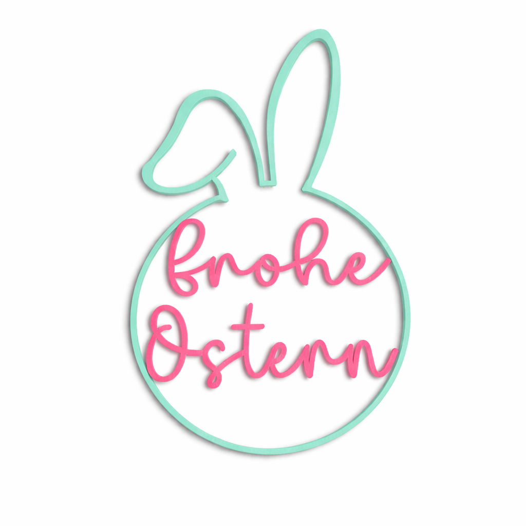 Frohe Ostern - Wanddesign