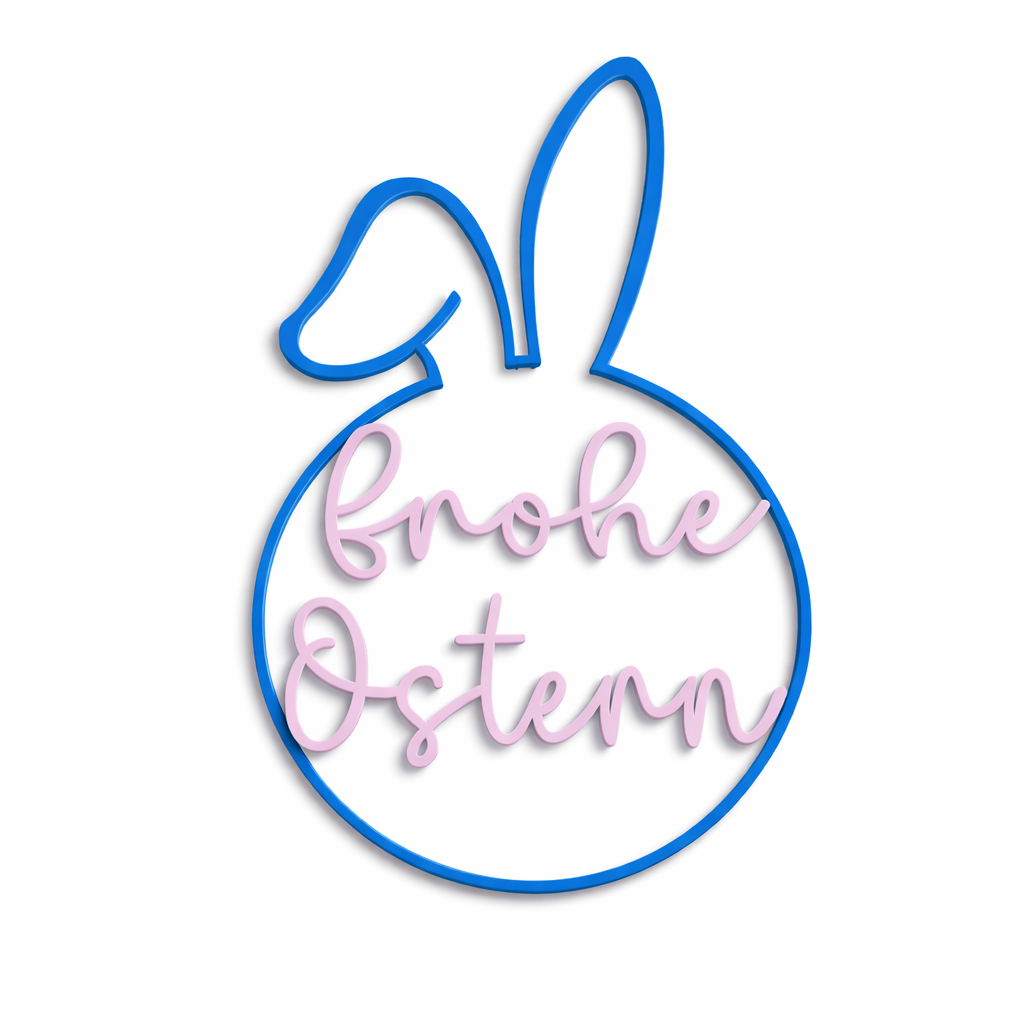 Frohe Ostern - Wanddesign