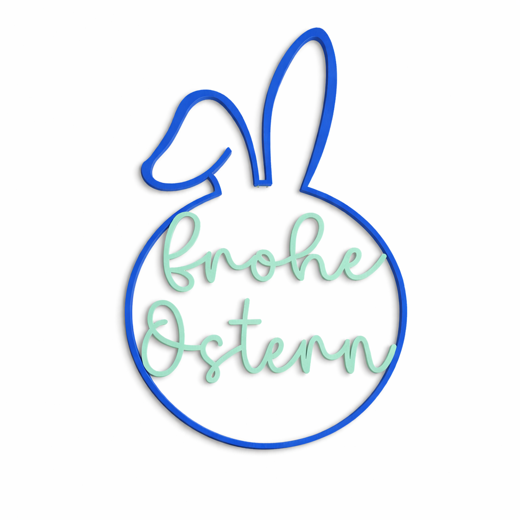 Frohe Ostern - Wanddesign