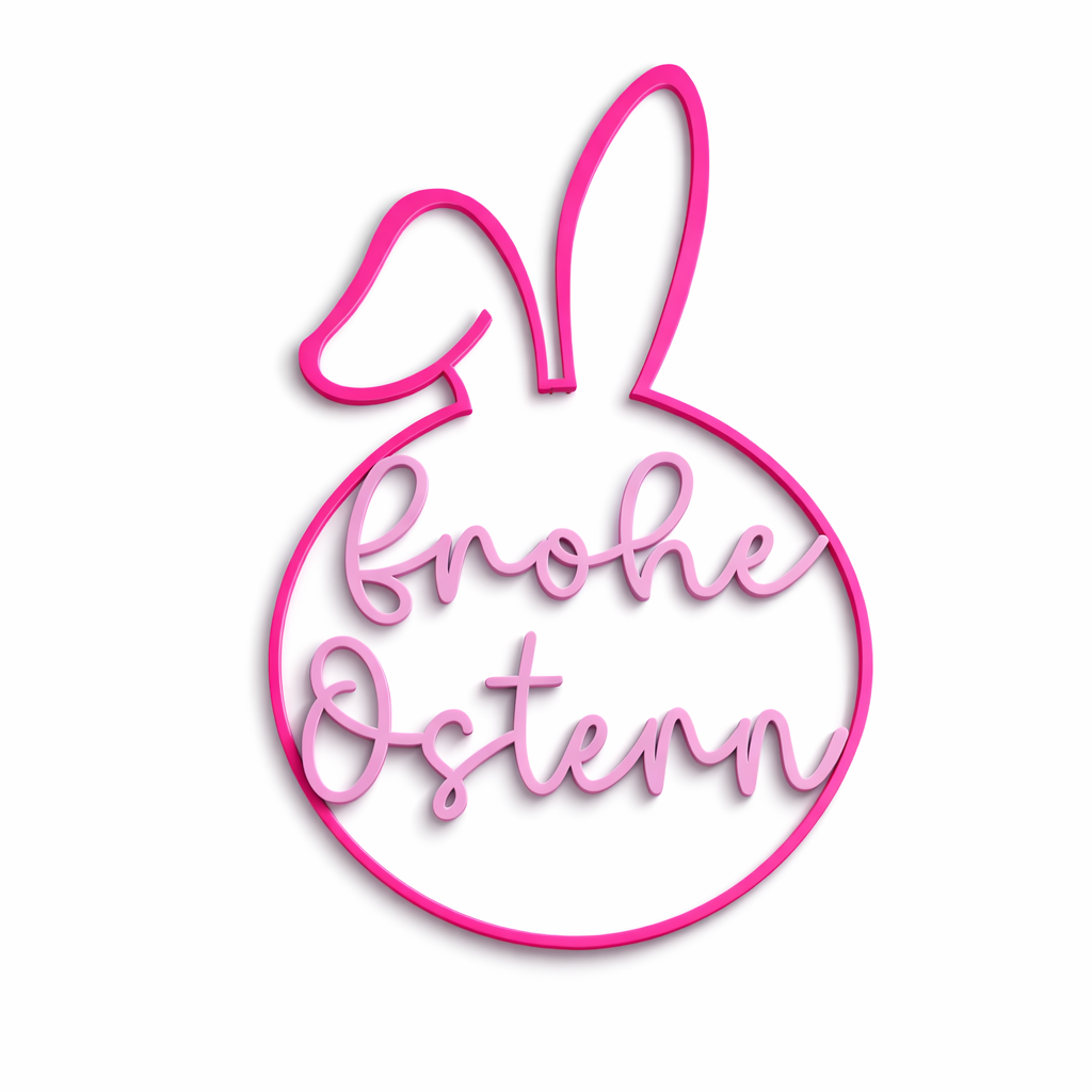 Frohe Ostern - Wanddesign