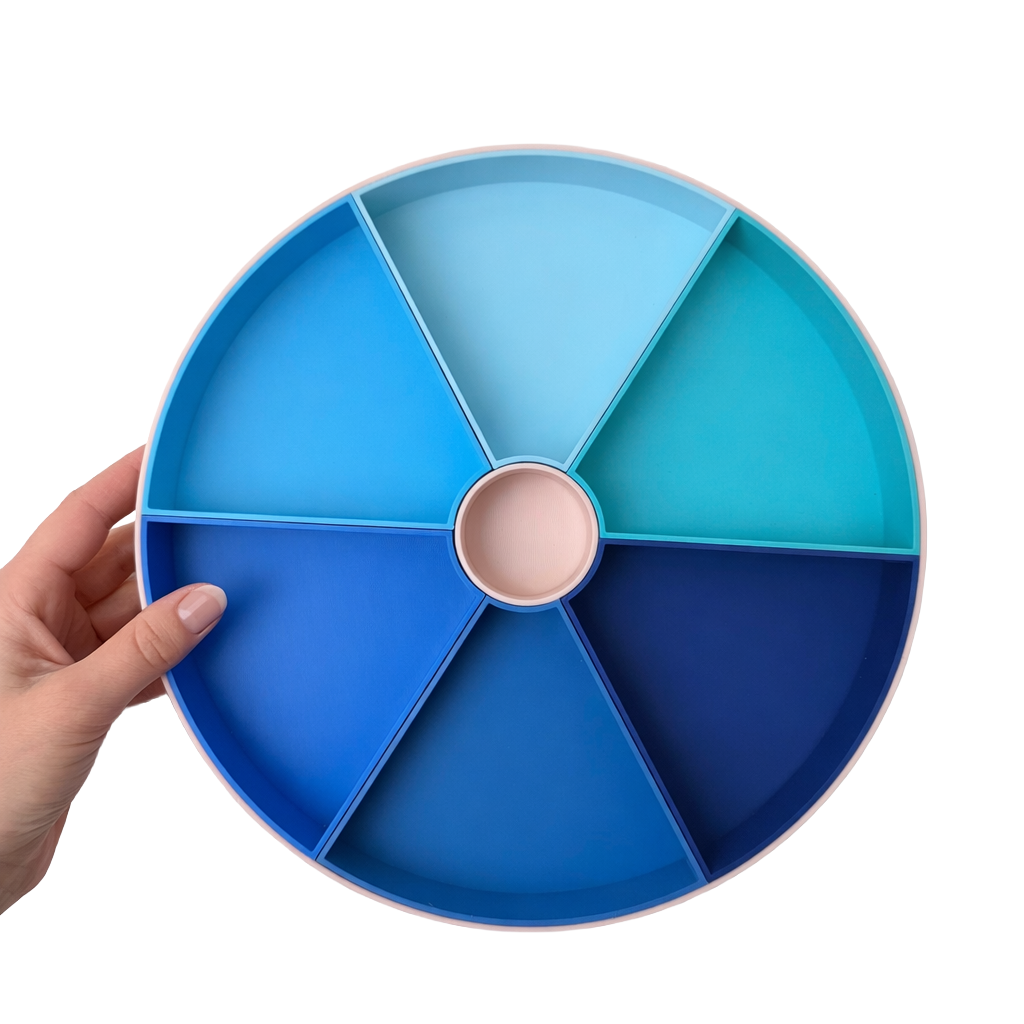 Tablett - Blaues Wunder